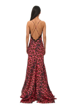Sleeveless Silk -Twill Gown Sleeveless Silk -Twill Gown