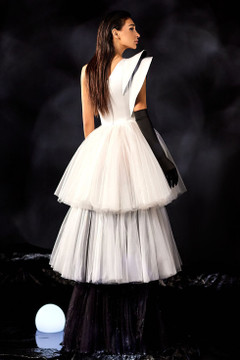 Satin and Tulle Gown Satin and Tulle Gown