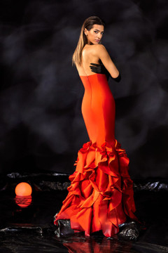 Taffeta Mermaid Gown