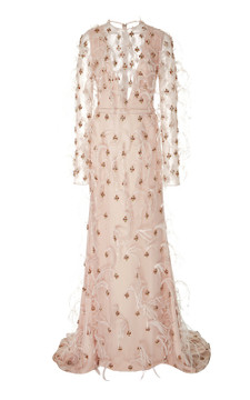Feather and Roby Crystal Gown Feather and Roby Crystal Gown