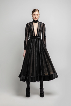 High Neck A-Line Dress High Neck A-Line Dress