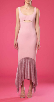 Midi Dress with Chainmail Midi Dress with Chainmail