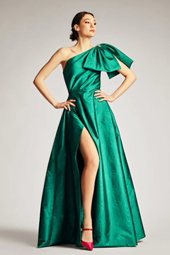 Viola Moiré Taffeta Gown Viola Moiré Taffeta Gown