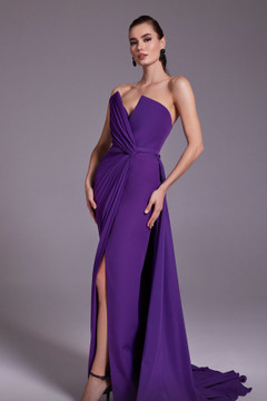 Strapless Pleated Gown Strapless Pleated Gown