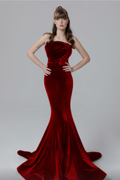 Mermaid Strapless Gown