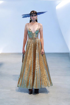Pleated Tulle Dress
