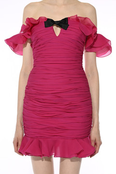 Off Shoulder Ruched Mini Dress Off Shoulder Ruched Mini Dress