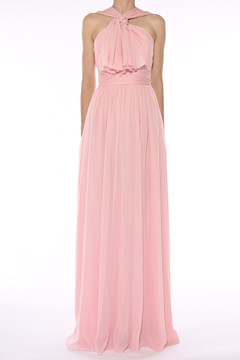 Halter Neck Georgette Gown Halter Neck Georgette Gown
