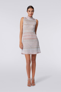 Mesh Knit Sequin Dress