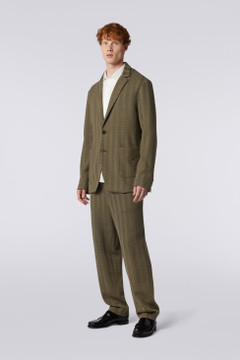 Zig-Zag Raschel Blazer and Trousers Zig-Zag Raschel Blazer and Trousers