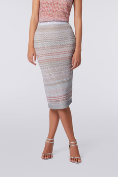 Mesh Knit Sequin Skirt Mesh Knit Sequin Skirt