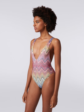 Chevron One-Piece Swimsuit