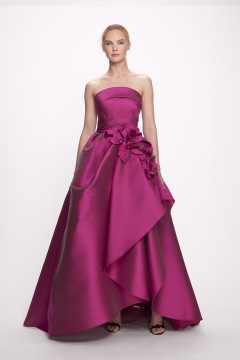 Strapless Silk Radzimir Ball Gown