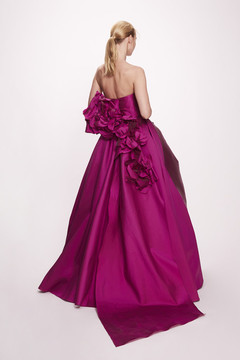 Strapless Silk Radzimir Ball Gown