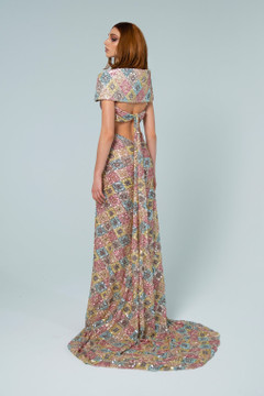 Pastel Harlequin Gown