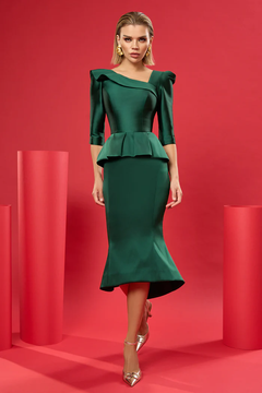 Peplum Blouse with Eleganza Skirt Peplum Blouse with Eleganza Skirt