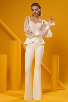 Lumière Blouse with Contemporary Waistcoat and Pants Lumière Blouse with Contemporary Waistcoat and Pants