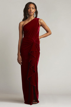 Lotten Waterfall Drape Gown