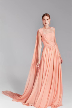 Draping Chiffon Dress