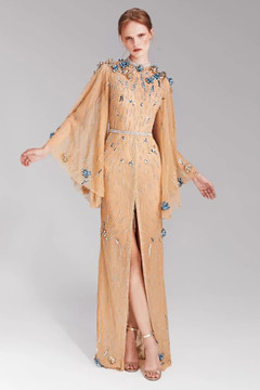 Long Sleeve Kaftan Gown