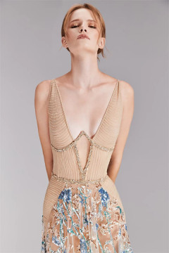 Embroidered Shimmery Dress Embroidered Shimmery Dress