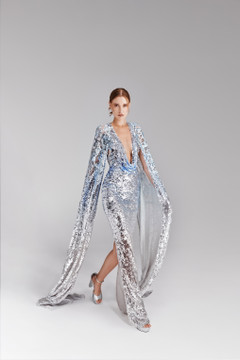 Dramatic Sequined Gown Dramatic Sequined Gown