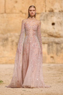Long Open Sleeve Gown Long Open Sleeve Gown