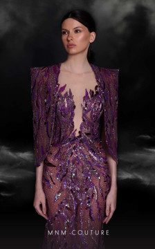 Beaded Capelet Gown Beaded Capelet Gown