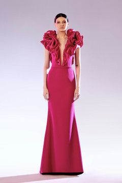 Sleeveless Organza Gown Sleeveless Organza Gown