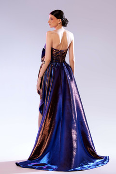 Strapless Metallic Gown Strapless Metallic Gown