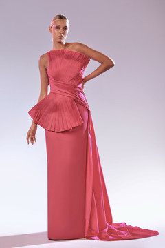 Strapless Taffeta Gown Strapless Taffeta Gown