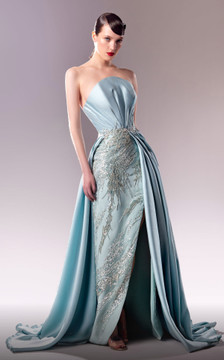 Strapless Train Gown Strapless Train Gown