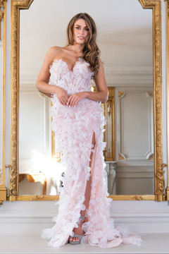 Strapless Petal Gown Strapless Petal Gown