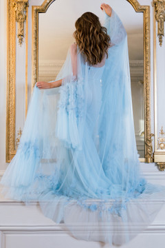 Draped Illusion Gown Draped Illusion Gown