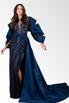 Dramatic Sleeve Gown Dramatic Sleeve Gown