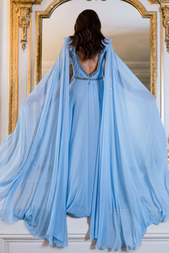 Draped Shoulders Gown Draped Shoulders Gown