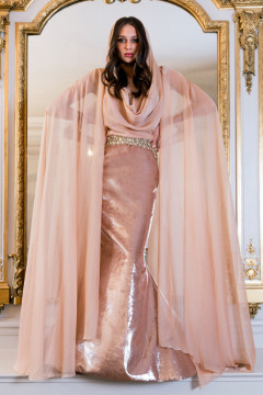Hooded Cape-Like Gown Hooded Cape-Like Gown