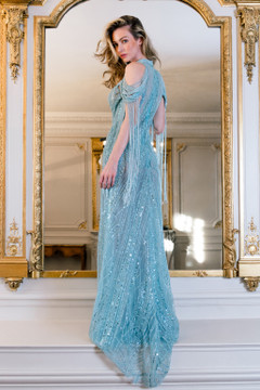 Illusion Sequin Gown Illusion Sequin Gown