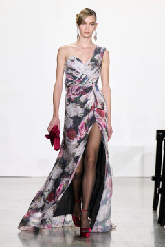 Floral One Shoulder Gown Floral One Shoulder Gown
