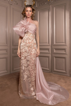 Dramatic One-Shoulder Gown Dramatic One-Shoulder Gown