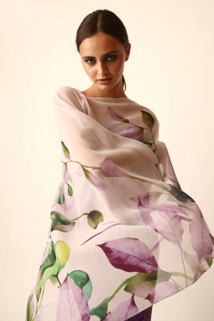 Chiffon Poncho and Lace Dress Chiffon Poncho and Lace Dress