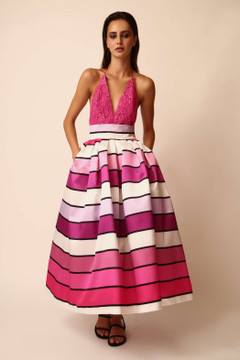 Lace Top and Mikado Skirt Lace Top and Mikado Skirt
