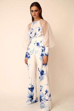 Organza Blouse with Trousers Organza Blouse with Trousers