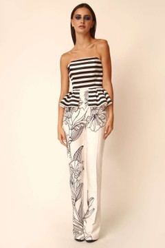 Strapless Bustier with Trousers Strapless Bustier with Trousers