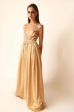 Illusion Embroidered Gown Illusion Embroidered Gown