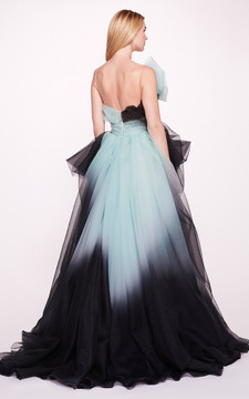 Strapless Ruffled Gown Strapless Ruffled Gown