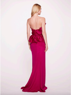 Sleeveless Strapless Gown Sleeveless Strapless Gown