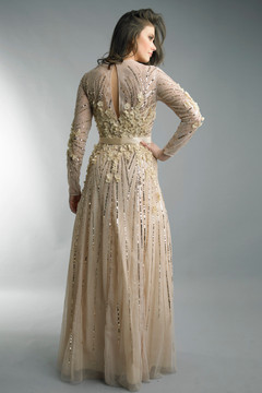 Petal Applique Ball Gown Petal Applique Ball Gown