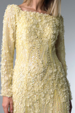 Laser Cut Floral Gown Laser Cut Floral Gown