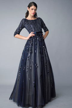 Sequin Detail Ball Gown Sequin Detail Ball Gown